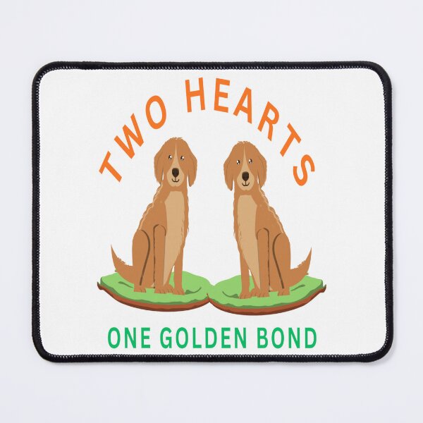 Item preview, Two hearts. One golden bond designed and sold by Retriever Dog Tribe.