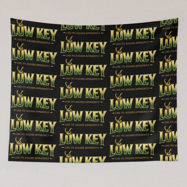 Item preview, Low Key Like It’s Asgard Norse Mythology Loki Humor Variant designed and sold by TeeTimeTreasure.