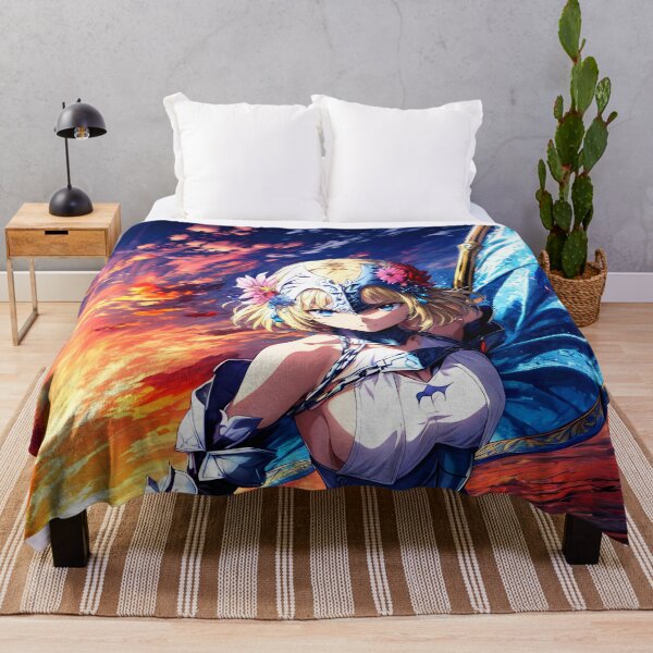 Item preview, Jeanne D Arc Sunset Glory Fate Grand Order Anime Girl designed and sold by Spraykart.
