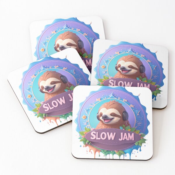 Item preview, Slow Jam Cute Sloth Sleeping Nap Figure designed and sold by icemanphotos.