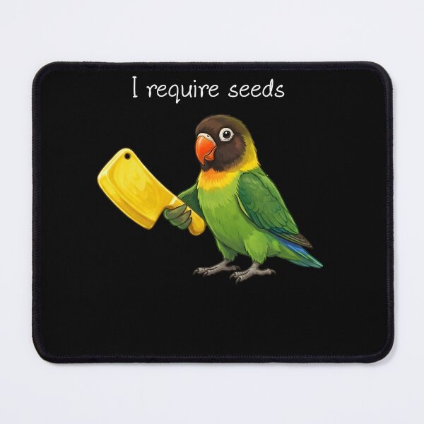 Item preview, Funny Black-cheeked Lovebird Parrot Require Seeds Bird Lover designed and sold by TerryConnells.