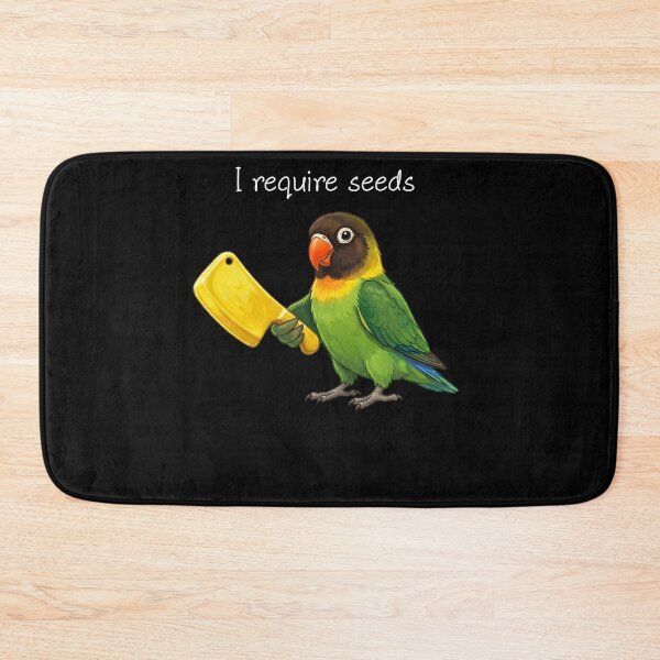 Item preview, Funny Black-cheeked Lovebird Parrot Require Seeds Bird Lover designed and sold by TerryConnells.