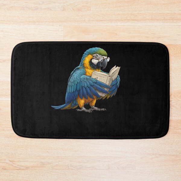 Item preview, Funny Blue and Gold Macaw Parrots Reading Book Bird Lover designed and sold by TerryConnells.