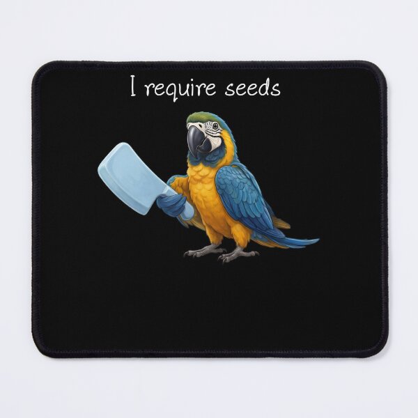 Item preview, Funny Blue and Gold Macaw Parrot Require Seeds Bird Lover designed and sold by TerryConnells.