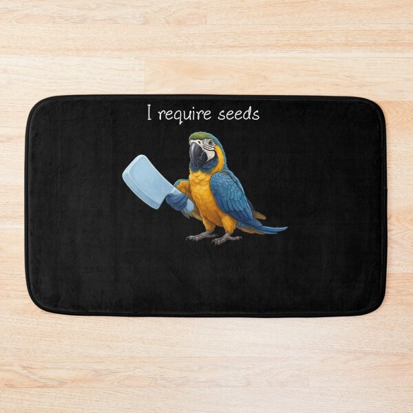 Item preview, Funny Blue and Gold Macaw Parrot Require Seeds Bird Lover designed and sold by TerryConnells.