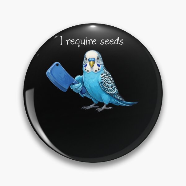 Item preview, Funny Blue Budgerigar Parrot Require Seeds Bird Lover designed and sold by TerryConnells.