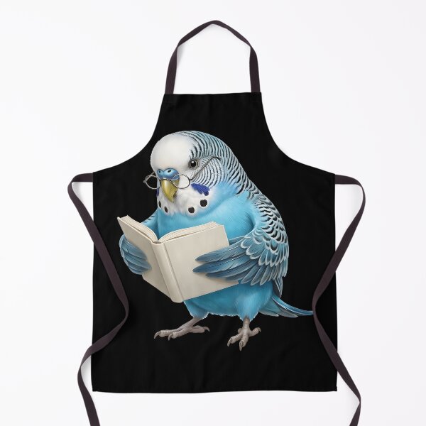 Item preview, Funny Blue Budgerigar Parrots Reading Book Bird Lover designed and sold by TerryConnells.