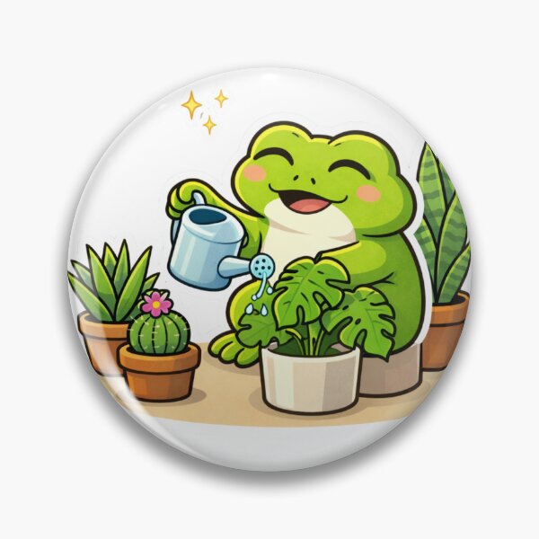 Item preview, Relatable Frog Sticker – Minimal Frog Plant Lover Aesthetic Cute Animal Laptop Sticker designed and sold by DownloSpace.