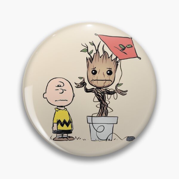 Item preview, Charlie Brown Meets Baby Groot - Kite Eating Tree designed and sold by moamaxshop.