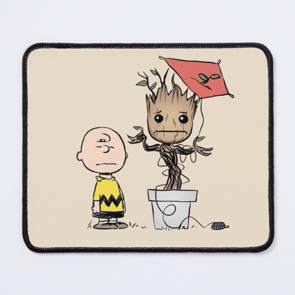 Item preview, Charlie Brown Meets Baby Groot - Kite Eating Tree designed and sold by moamaxshop.