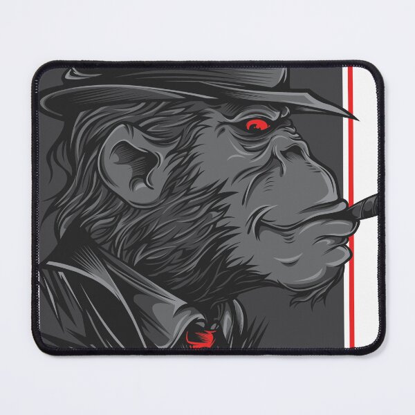Item preview, Gangster Monkey design, Mafia street art designed and sold by LeedsArtStudio.