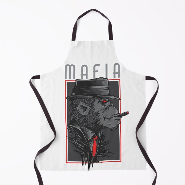 Item preview, Gangster Monkey design, Mafia street art designed and sold by LeedsArtStudio.