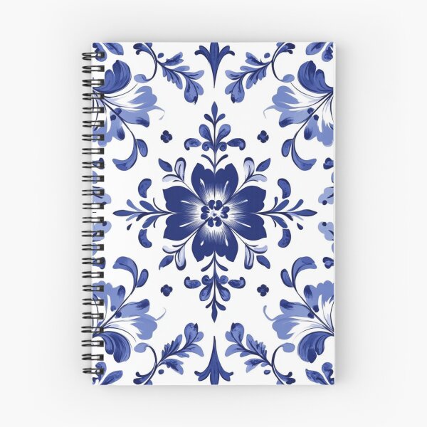 Item preview, Royal Delft Blue Flower Hand Painted Pattern designed and sold by GrinGalore.