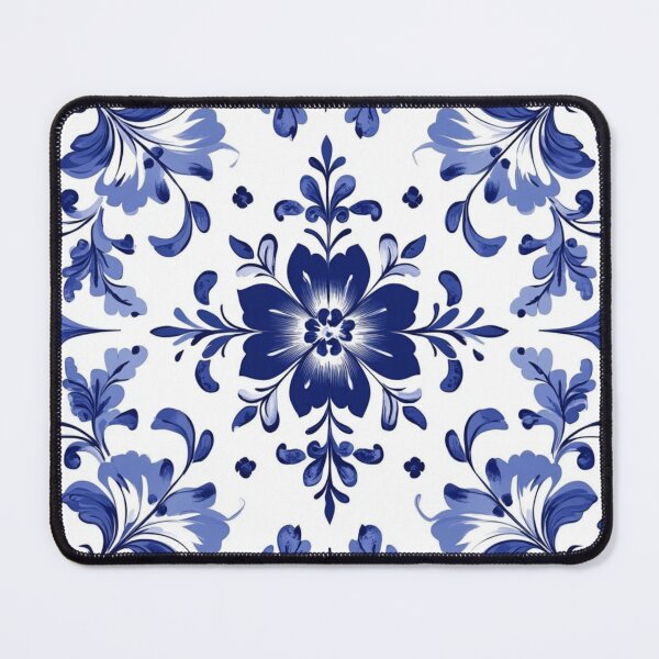 Item preview, Royal Delft Blue Flower Hand Painted Pattern designed and sold by GrinGalore.