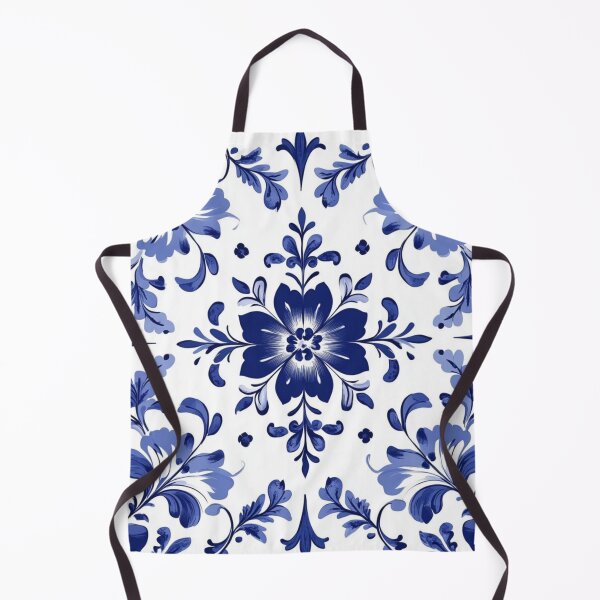 Item preview, Royal Delft Blue Flower Hand Painted Pattern designed and sold by GrinGalore.
