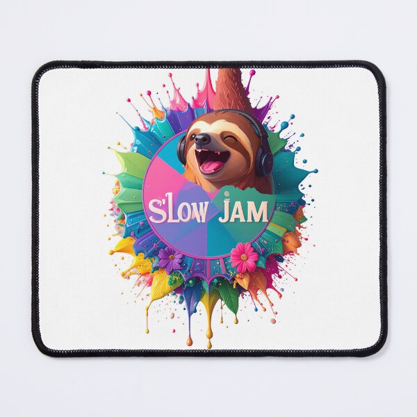 Item preview, Slow Jam Cute Sloth Relaxing Chill Figure designed and sold by icemanphotos.