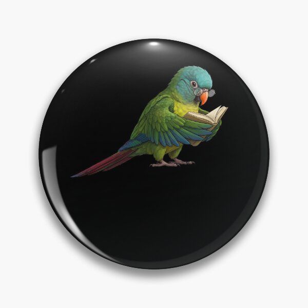 Item preview, Funny Blue Crowned Conure Parrots Reading Book Bird Lover designed and sold by TerryConnells.