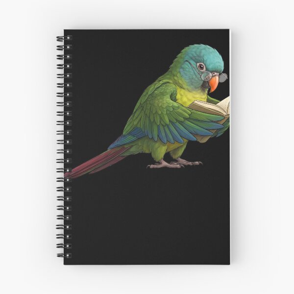 Item preview, Funny Blue Crowned Conure Parrots Reading Book Bird Lover designed and sold by TerryConnells.