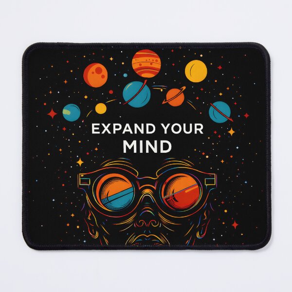 Item preview, Expand Your Mind Psychedelic Space Art designed and sold by AbstractAuraArt.