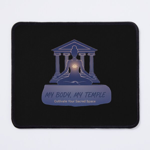 Item preview, Yoga: your temple: your body! designed and sold by Beehnah.
