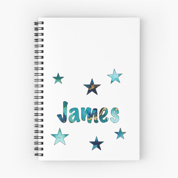 Item preview, Watercolor Name James with Stars designed and sold by katifinell.