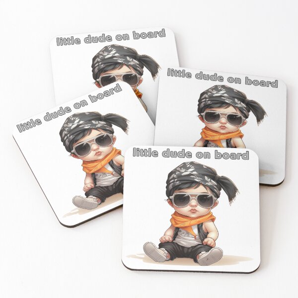 Item preview, Little Dude on Board designed and sold by bubblyrainbow.