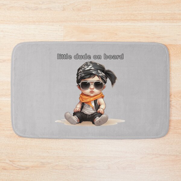Item preview, Little Dude on Board designed and sold by bubblyrainbow.