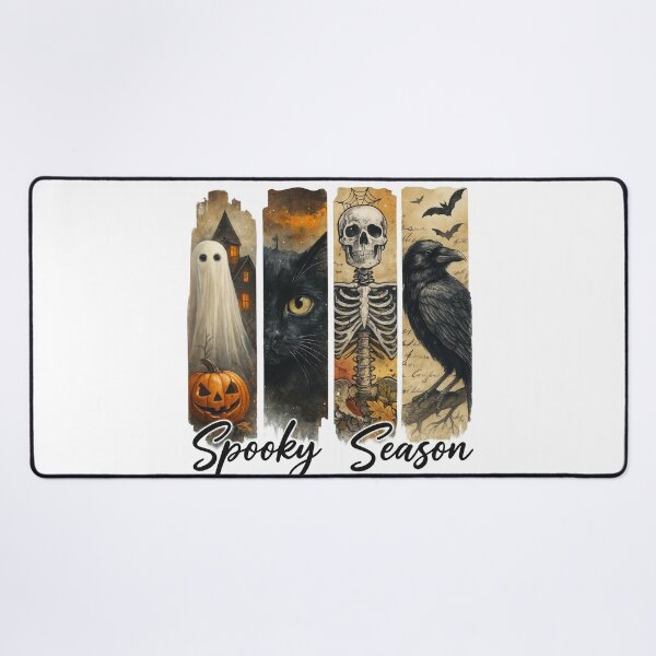 Item preview, Cute Halloween Pumpkin Ghost Cat Skelton Crow Design designed and sold by Gallory Hive.