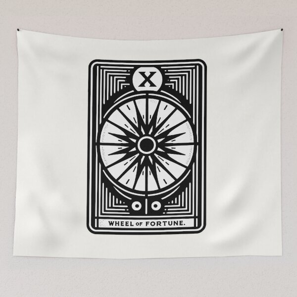 Item preview, Wheel of Fortune tarot card designed and sold by Roberta Calabrese.