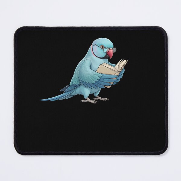 Item preview, Funny Blue Ringneck Parakeet Parrots Reading Book Bird Lover designed and sold by TerryConnells.