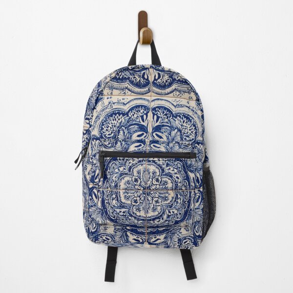Item preview, Royal Delft Blue Ornament Portuguese Inspired Pattern designed and sold by GrinGalore.