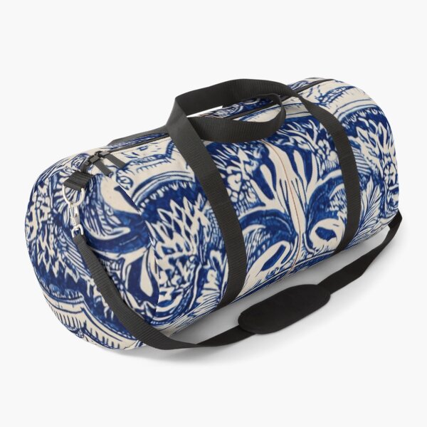 Item preview, Royal Delft Blue Ornament Portuguese Inspired Pattern designed and sold by GrinGalore.