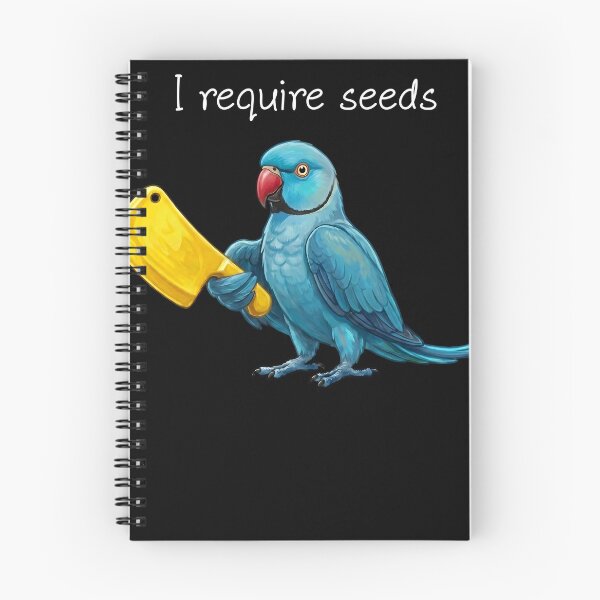 Item preview, Funny Blue Ringneck Parakeet Parrot Require Seeds Bird Lover designed and sold by TerryConnells.