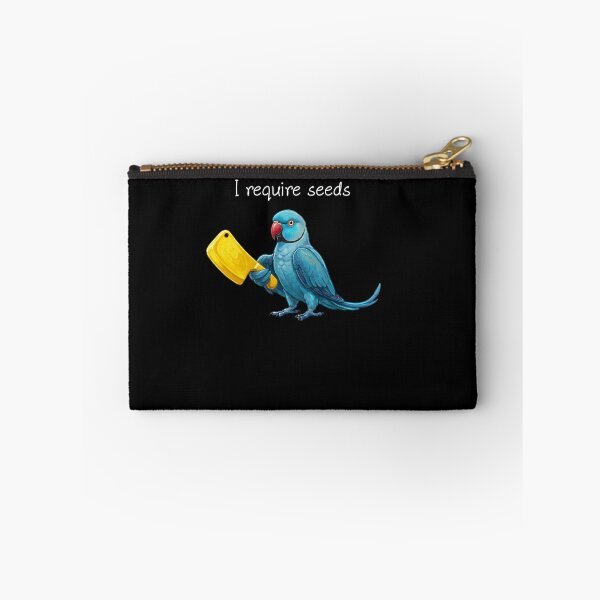 Item preview, Funny Blue Ringneck Parakeet Parrot Require Seeds Bird Lover designed and sold by TerryConnells.