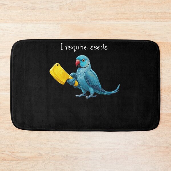 Item preview, Funny Blue Ringneck Parakeet Parrot Require Seeds Bird Lover designed and sold by TerryConnells.