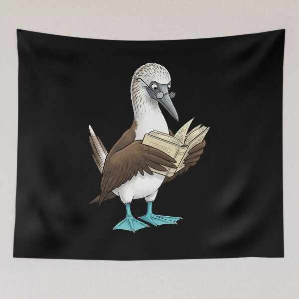 Item preview, Funny Blue-Footed Booby Reading Book Bird Lover Birding designed and sold by TerryConnells.