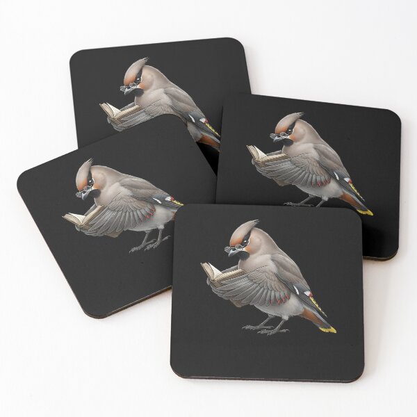 Item preview, Funny Bohemian Waxwing Reading Book Bird Lover Birding designed and sold by TerryConnells.