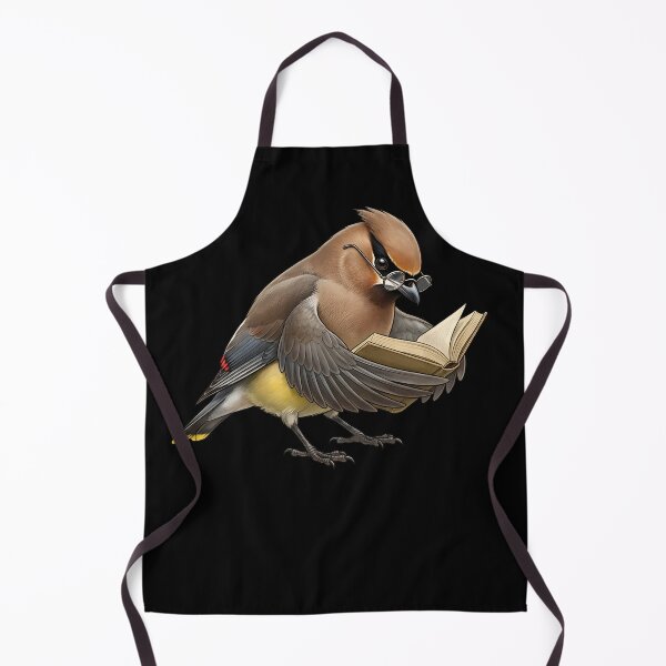 Item preview, Funny Cedar Waxwing Reading Book Bird Lover Birding designed and sold by TerryConnells.