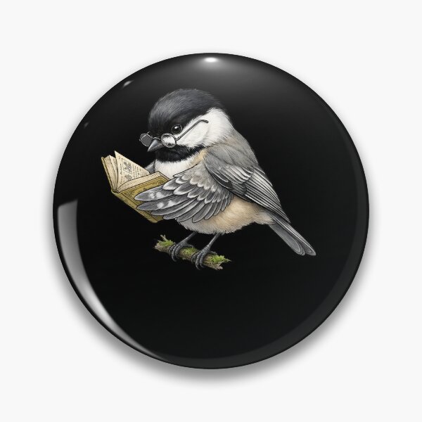 Item preview, Funny Chickadee Reading Book Bird Lover Birding designed and sold by TerryConnells.