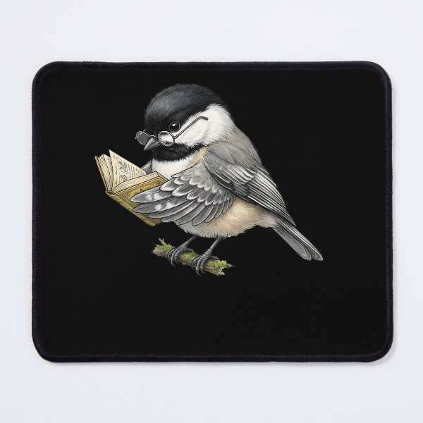 Item preview, Funny Chickadee Reading Book Bird Lover Birding designed and sold by TerryConnells.