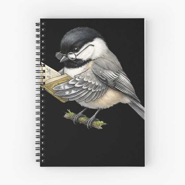 Item preview, Funny Chickadee Reading Book Bird Lover Birding designed and sold by TerryConnells.