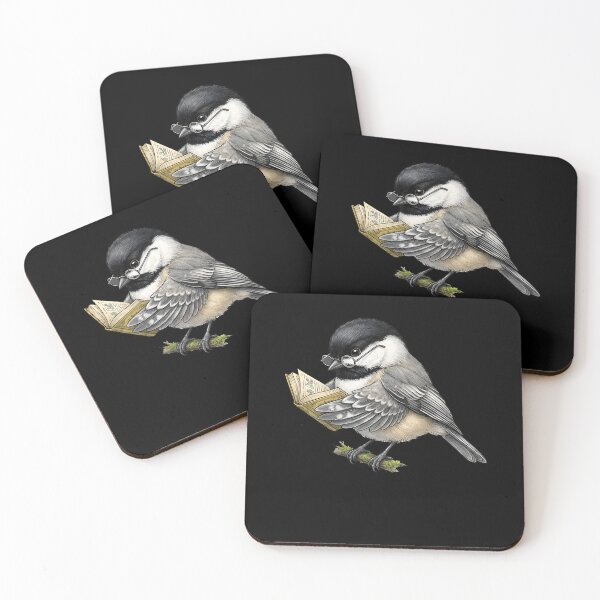 Item preview, Funny Chickadee Reading Book Bird Lover Birding designed and sold by TerryConnells.