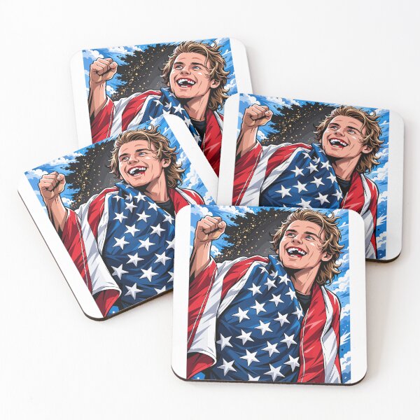 Item preview, Jack Hughes, USA Hockey, Patriotic Hockey ,Team USA , American Hockey Pride Olympics designed and sold by princejolin.