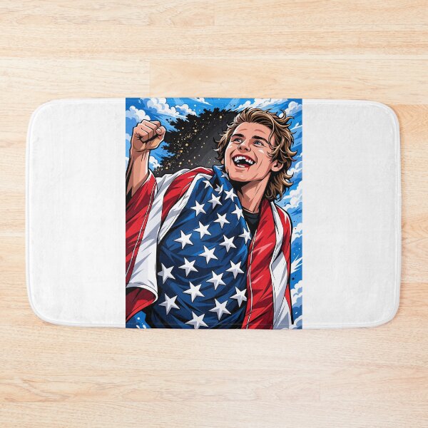 Item preview, Jack Hughes, USA Hockey, Patriotic Hockey ,Team USA , American Hockey Pride Olympics designed and sold by princejolin.