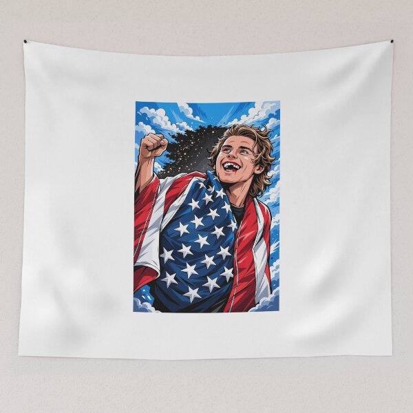Item preview, Jack Hughes, USA Hockey, Patriotic Hockey ,Team USA , American Hockey Pride Olympics designed and sold by princejolin.