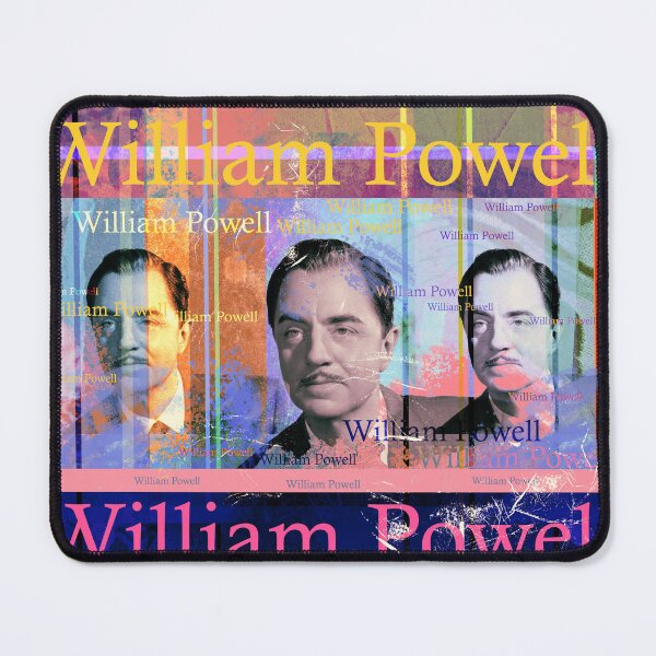 Item preview, William Powell: An aesthetic portrait collage for film noir lovers designed and sold by Mauswohn.