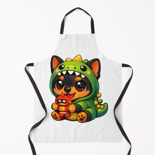 Item preview, Kawaii Cute Mini Pincher Dog Monster designed and sold by VictorySticker.