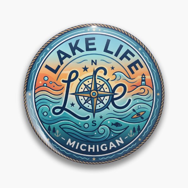 Item preview, michigan state, lake michigan, michigan nature, michigan wildlife designed and sold by TrueArtVibes.