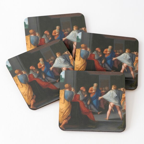 Item preview, The Meeting of the Gauls in Reims Painting designed and sold by TheSoulOfArt.