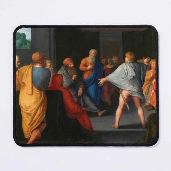 Item preview, The Meeting of the Gauls in Reims Painting designed and sold by TheSoulOfArt.